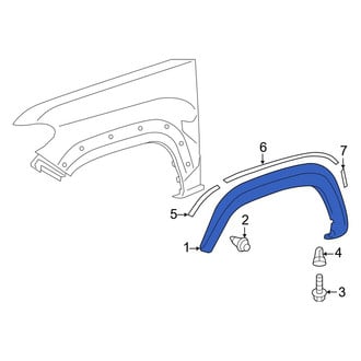 Toyota OE - Front Left Fender Flare