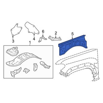 Toyota OE - Front Left Fender Rail