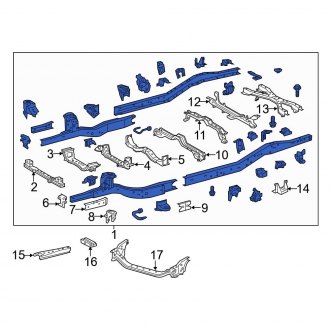 Toyota Tacoma Replacement Chassis Frames & Rails | CARiD