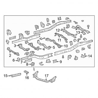 2021 Toyota Tacoma Chassis Frames & Rails | CARiD