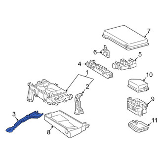 Toyota OE - Lower Fuse and Relay Center Bracket