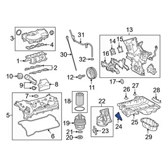 Toyota OE - Engine Oil Filter Housing Gasket