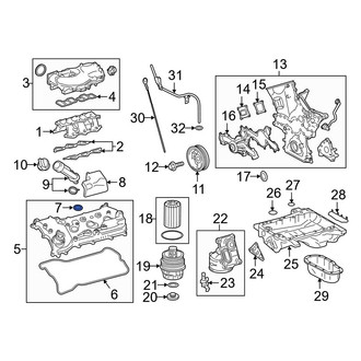 Toyota OE - Engine Valve Cover Washer Seal