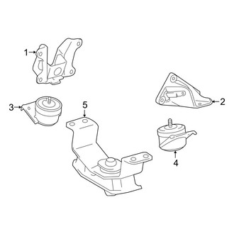 Toyota OE - Engine & Transmission Mounting (3.5L)
