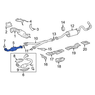 Toyota OE - Rear Catalytic Converter