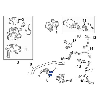 Toyota OE - Secondary Air Injection Control Valve Gasket