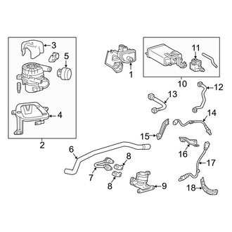 Toyota OE - Emission System - Emission Components (2.7L)