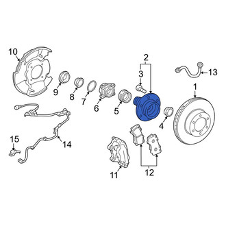 Toyota OE - Front Wheel Hub