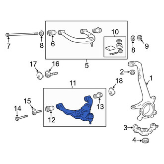 Toyota OE - Front Right Lower Suspension Control Arm