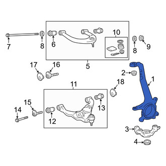 Toyota OE - Right Steering Knuckle