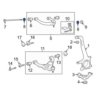 Toyota OEM Suspension Parts | Factory Shocks & Struts — CARiD.com