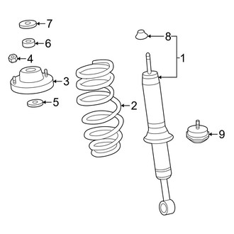 Toyota OE - Front Suspension - Struts & Components