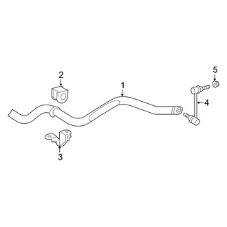 Toyota OE - Front Suspension - Stabilizer Bar & Components (4WD)