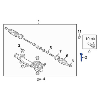 Toyota OE - Rack and Pinion Bolt