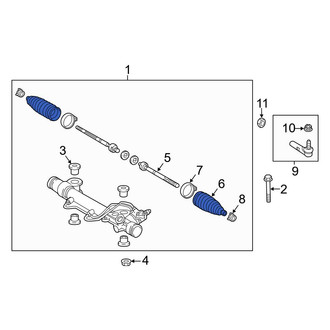 Toyota OE - Left Rack and Pinion Bellows
