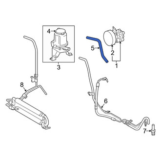 Toyota OE - Power Steering Reservoir Hose