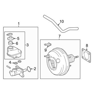Toyota OE - Cab - Components on Dash Panel (W/O Hydraulic Booster), (Access Cab)