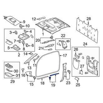 Toyota OE - Rear Left Door Sill Plate