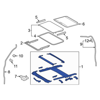 Toyota OE - Sunroof Frame