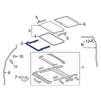 Toyota OE - Sunroof Cable