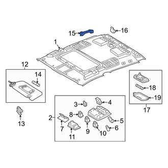 Toyota OE - Rear Interior Grab Bar