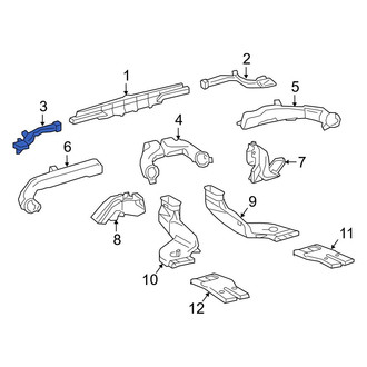 Toyota OE - Front Left Upper Instrument Panel Air Duct