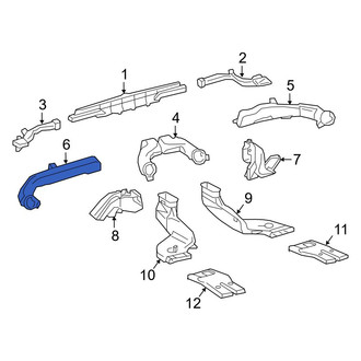 Toyota OE - Center Left Instrument Panel Air Duct
