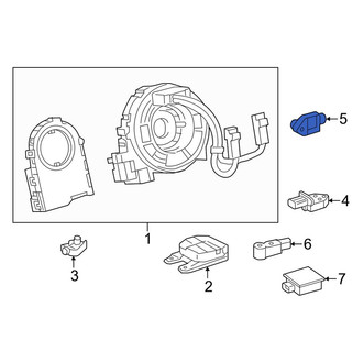 Toyota OE - Rear Air Bag Impact Sensor