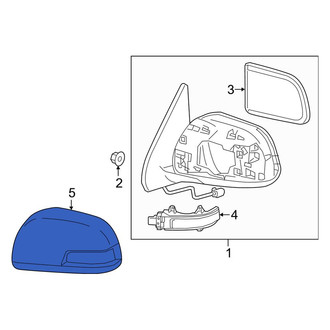 Toyota OE - Front Left Door Mirror Cover