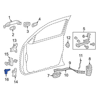 Toyota OE - Front Door Jamb Switch