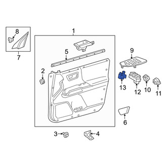 Toyota OE - Door Mirror Switch