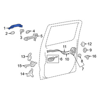 Toyota OE - Front Outer Exterior Door Handle