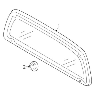 Toyota OE - Back Glass - Glass (Fixed Type)
