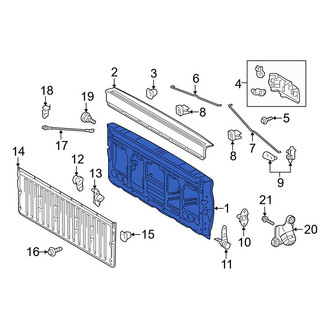 Toyota OE - Rear Tailgate