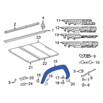 Toyota OE - Rear Left Fender Flare