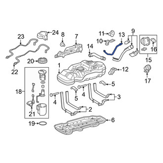 Toyota OE - Fuel Tank Vent Hose