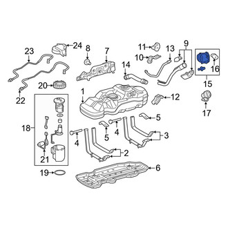 Toyota OE - Rear Fuel Filler Housing