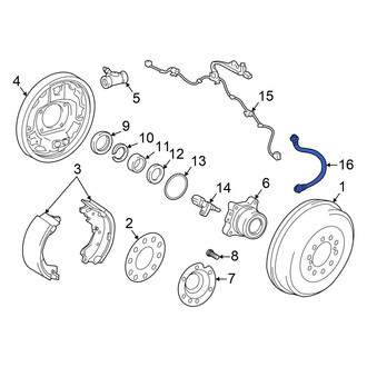 Toyota OE - Rear Right Brake Hydraulic Hose