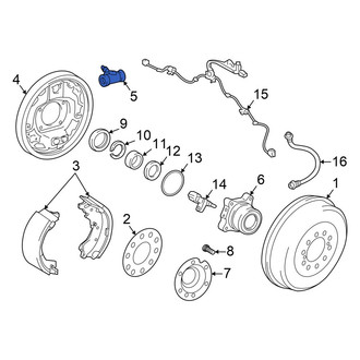 Toyota OE - Rear Drum Brake Wheel Cylinder