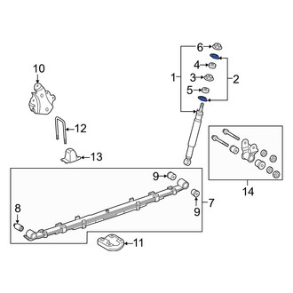 Toyota OE - Lower Suspension Shock Absorber Mount Washer