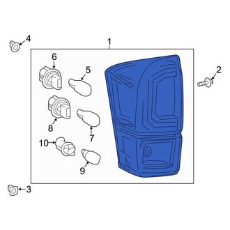 Toyota OE - Rear Left Tail Light Assembly