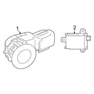 Toyota OE - Rear Bumper - Electrical Components (Limited / SR5 / TRD Off-Road / TRD Sport)