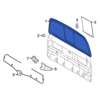 Toyota OE - Rear Back Glass