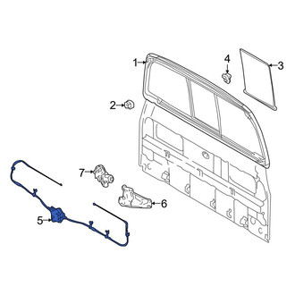Toyota OE - Rear Center Window Regulator