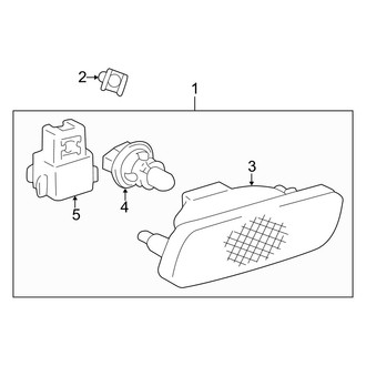 Toyota OE - Front Lamps - Side Marker Lamps
