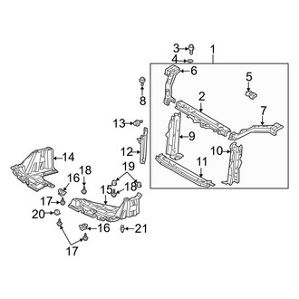 Toyota OE - Radiator Support