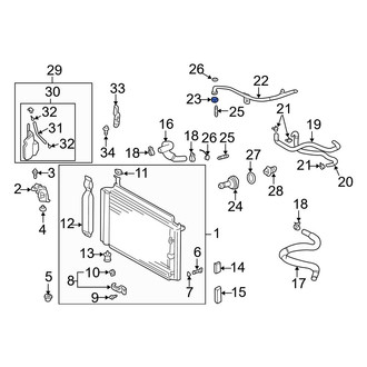 Toyota OE - Cooling System Bypass Line Adapter Gasket