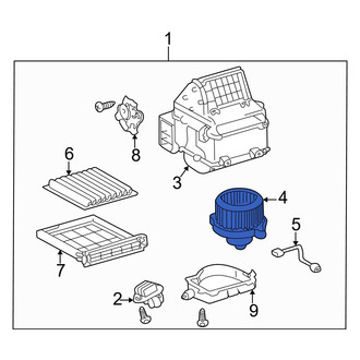 Toyota OE - HVAC Blower Motor Assembly