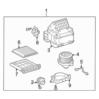 Toyota OE - Air Conditioner & Heater - Blower Motor & Fan