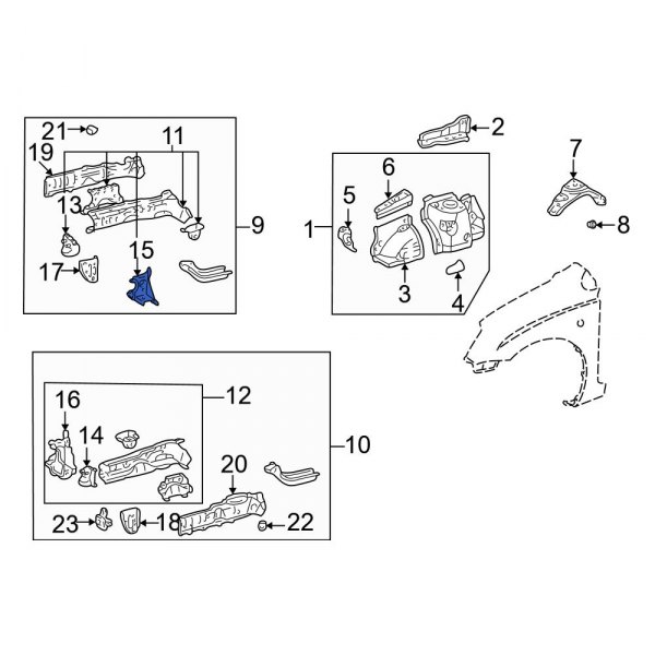 Fender Reinforcement Bar